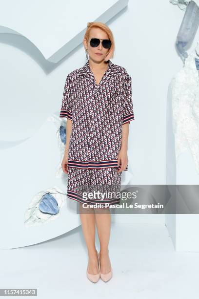 Noomi Rapace attends the Dior Homme Menswear Spring Summer 2020 show as part of Paris Fashion Week on June 21, 2019 in Paris, France.
