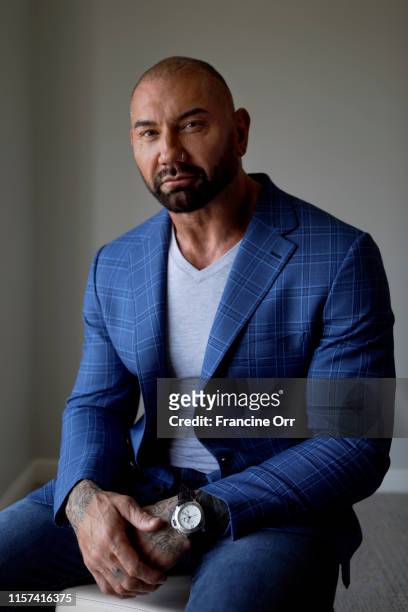 Actor Dave Bautista is photographed for Los Angeles Times on June 15, 2019 in Los Angeles, California. PUBLISHED IMAGE. CREDIT MUST READ: Francine...