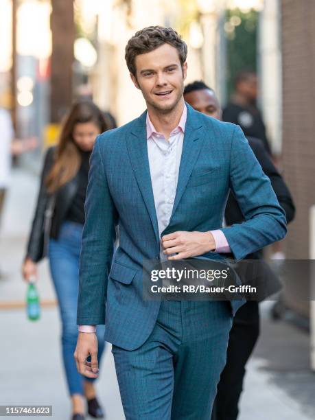 Jack Quaid is seen at 'Jimmy Kimmel Live' on July 23, 2019 in Los Angeles, California.