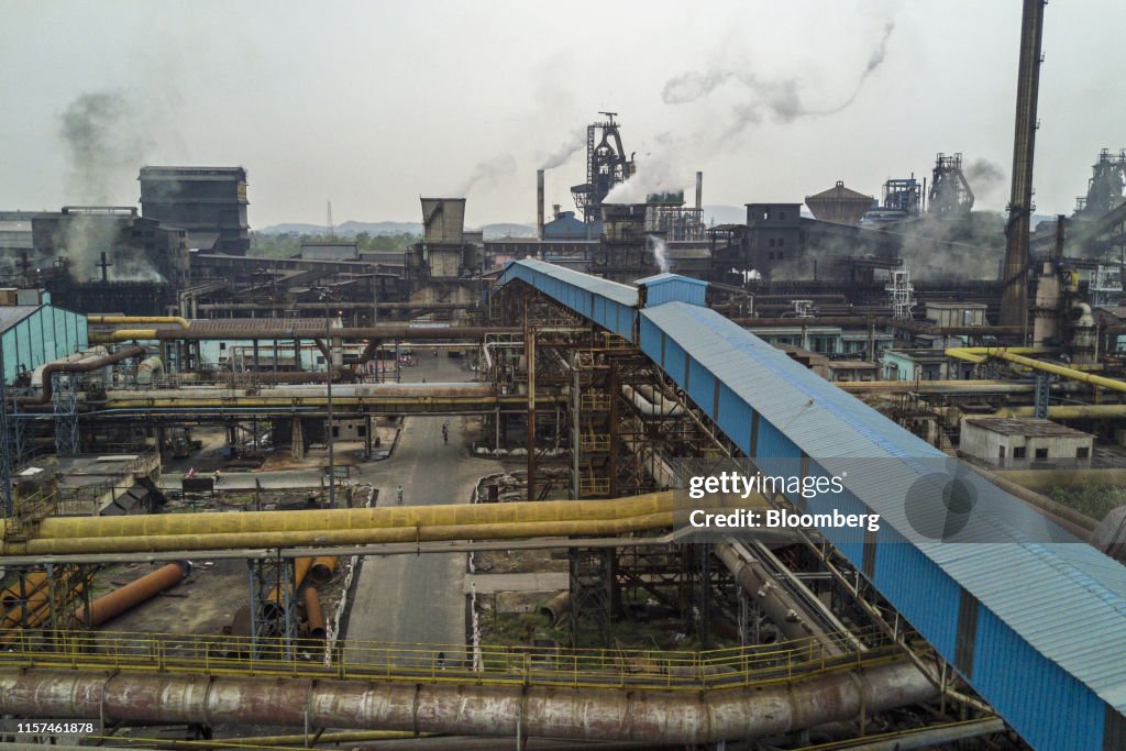 Steel Manufacturing at SAIL's Rourkela Plant As Domestic Demand Set To Grow in Modi's Push To Build Infrastructure