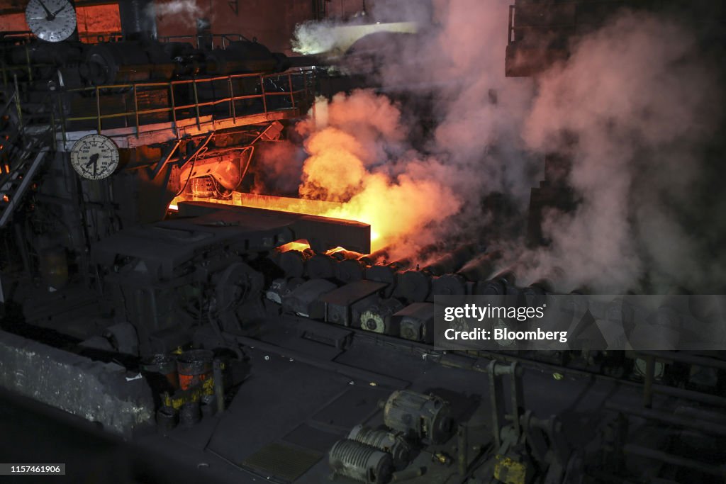 Steel Manufacturing at SAIL's Rourkela Plant As Domestic Demand Set To Grow in Modi's Push To Build Infrastructure