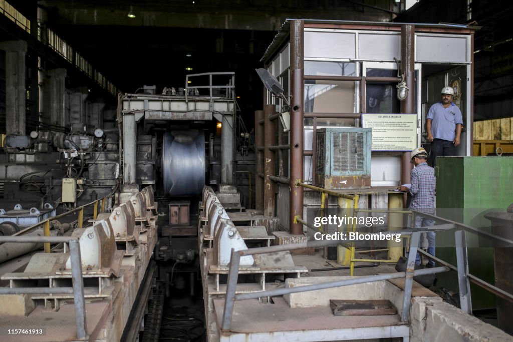 Steel Manufacturing at SAIL's Rourkela Plant As Domestic Demand Set To Grow in Modi's Push To Build Infrastructure