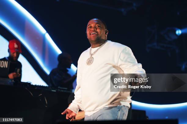 Mustard performs onstage at the 2019 BET Experience STAPLES Center Concert Sponsored By Coca-Cola at Staples Center on June 21, 2019 in Los Angeles,...