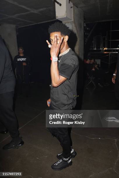 Boogie wit da Hoodie attends the 2019 BET Experience STAPLES Center Concert Sponsored By Coca-Cola at Staples Center on June 21, 2019 in Los Angeles,...