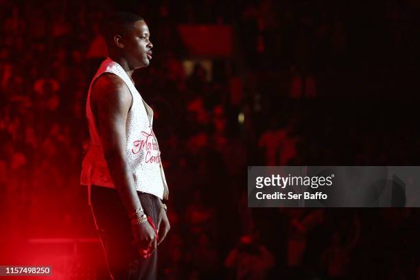 Performs onstage at the 2019 BET Experience STAPLES Center Concert Sponsored By Coca-Cola at Staples Center on June 21, 2019 in Los Angeles,...