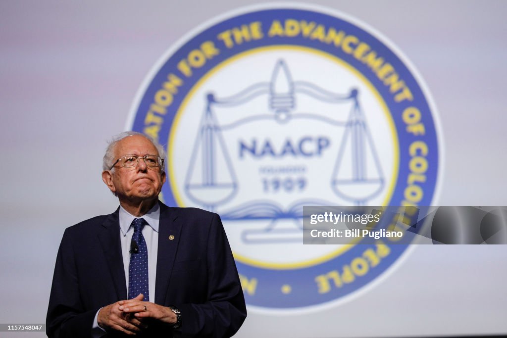 Lawmakers And Presidential Candidates Attend NAACP National Convention