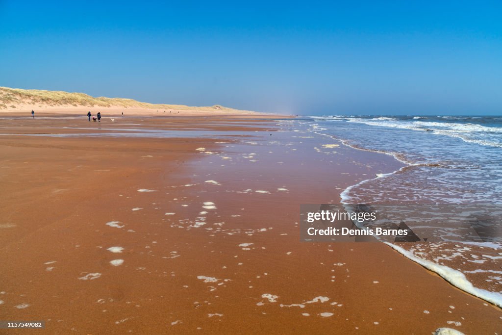 Beautiful, huge, Undiscovered, Balmedie Beach and dunes, Country Park, near Aberdeen, Aberdeenshire.