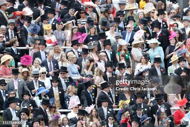 General view of the crowds on day five of Royal Ascot at Ascot Racecourse on June 22, 2019 in Ascot, England.