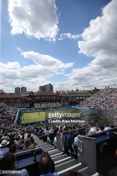 General view of centre court during day 5 of the Fever-Tree Championships at Queens Club on June 21, 2019 in London, United Kingdom.