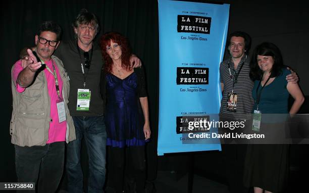 Filmmaker Robert Feinberg, director Mark Mann, actress Ruby Lynn Reyner and producers David Shapiro and Laurie Gwen Shapiro attend the 2008 Los...