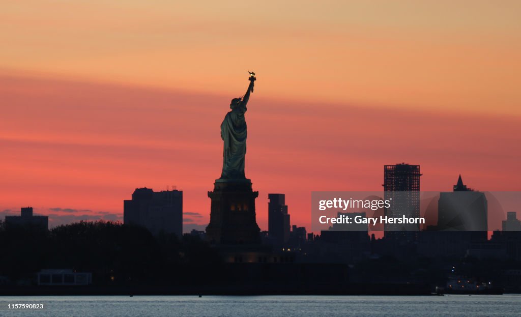 Sunrise in New York City