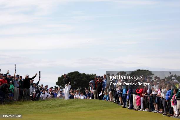 Euan Walker from Scotland during the Amateur Championship Final at Portmarnock Golf Club on June 22, 2019 in Portmarnock, Ireland.