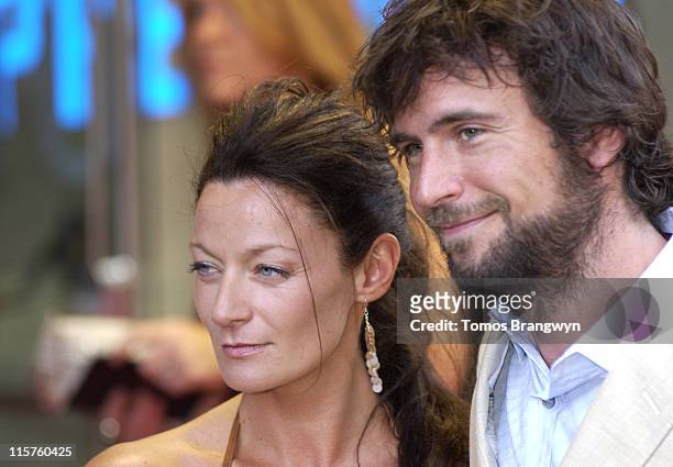 Michelle Gomez and Jack Davenport during "Pirates of The Caribbean 2: Dead Mans Chest" London Premiere at Odeon Leicester Square in London, Great...