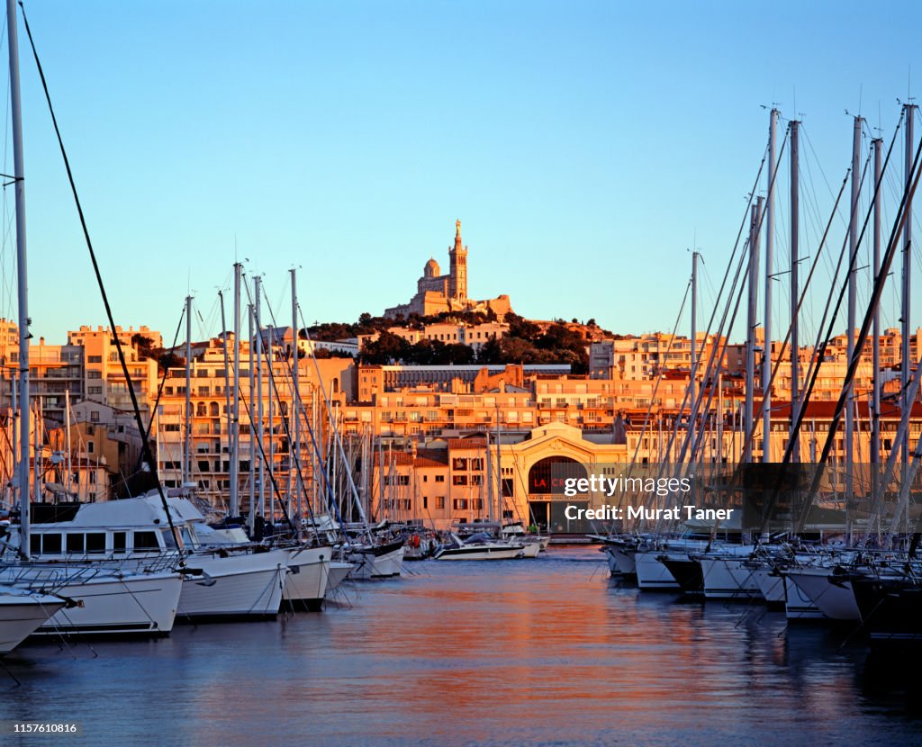 Harbour view in Marseille