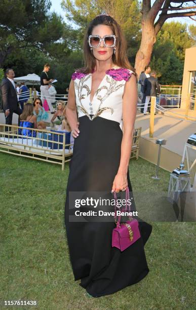 Christina Estrada attends the first "Midsummer Party" hosted by Elton John and David Furnish to raise funds for the Elton John Aids Foundation on...