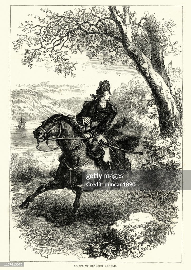 Escape of Benedict Arnold, American Revolutionary War