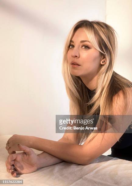 Kaley Cuoco of DC Universe's 'Harley Quinn' poses for a portrait during the 2019 Summer TCA Portrait Studio at The Beverly Hilton Hotel on July 23,...