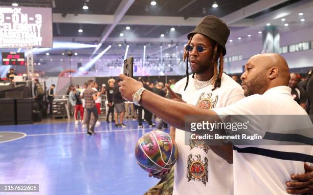 Chainz attends the BETX Celebrity Basketball Game Sponsored By Sprite during the BET Experience at Los Angeles Convention Center on June 22, 2019 in...