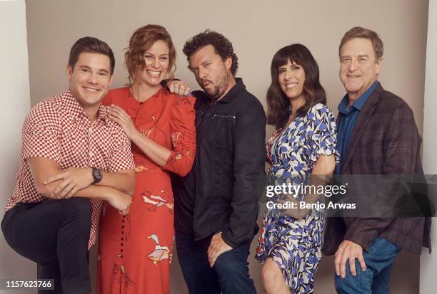 Actors Adam DeVine and Cassidy Freeman, Creator/Executive producer Danny McBride, and actors Edi Patterson and John Goodman of HBO's 'The Righteous...