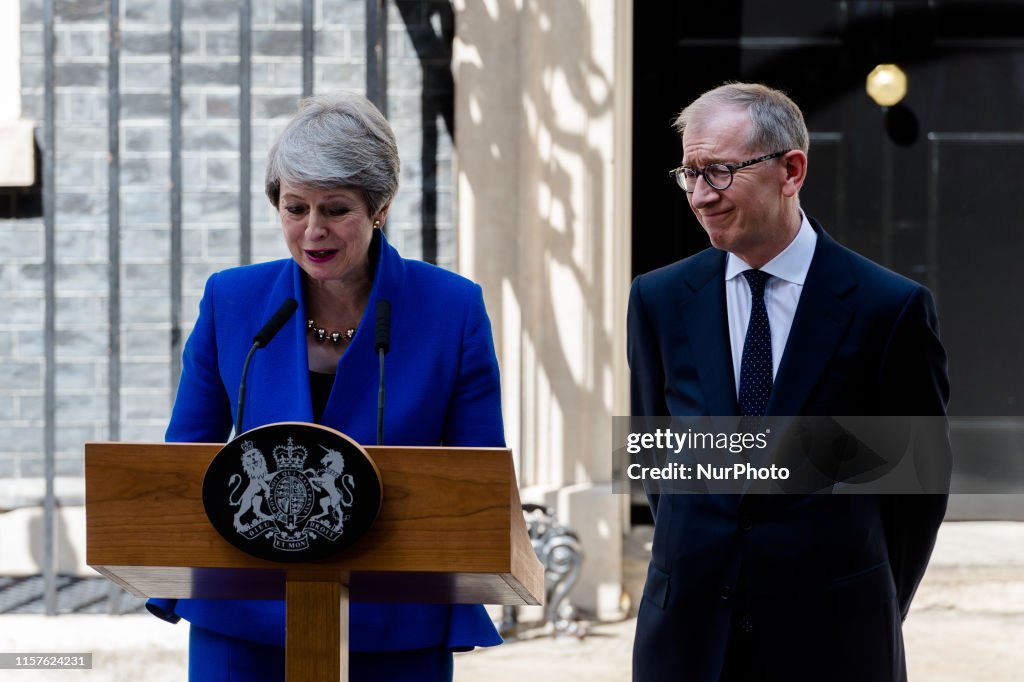 Theresa May's Final Day As U.K. PM