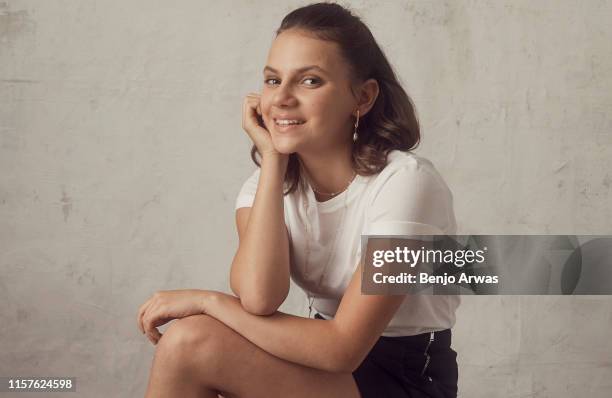 Dafne Keen of BBC One and HBO's 'His Dark Materials' poses for a portrait during the 2019 Summer TCA Portrait Studio at The Beverly Hilton Hotel on...