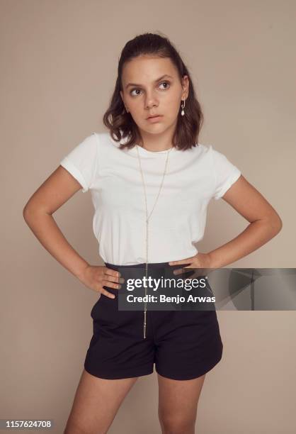 Dafne Keen of BBC One and HBO's 'His Dark Materials' poses for a portrait during the 2019 Summer TCA Portrait Studio at The Beverly Hilton Hotel on...