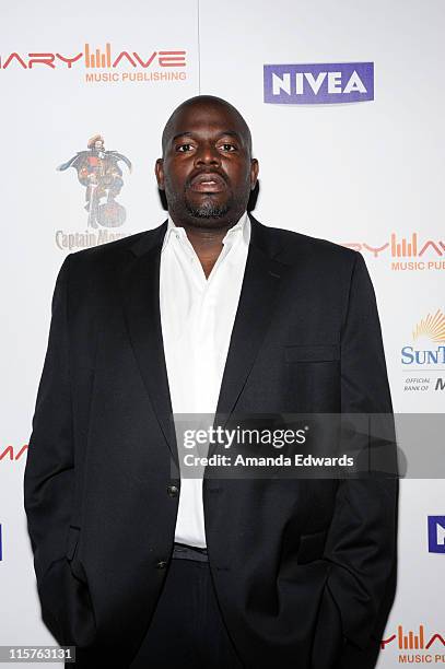 Artist manager Michael Blue Williams attends the Primary Wave Pre-Grammy Party sponsored by Nivea at SLS Hotel on January 30, 2010 in Beverly Hills,...