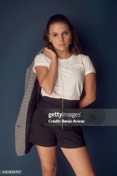 Dafne Keen of BBC One and HBO's 'His Dark Materials' poses for a portrait during the 2019 Summer TCA Portrait Studio at The Beverly Hilton Hotel on...