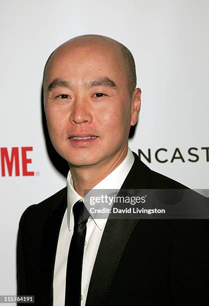 Actor C. S. Lee arrives at the official Showtime after party for the 66th Annual Golden Globe Awards held at the Verandah Room at The Peninsula Hotel...