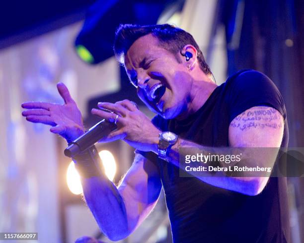 Scott Stapp performs live in concert at Sony Hall on July 25, 2019 in New York City.