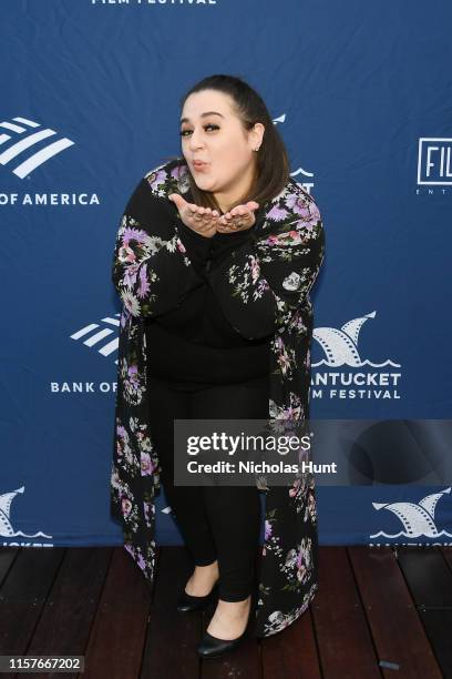 Actress Nikki Blonsky attends the Screenwriters Tribute at Sconset Casino during the 2019 Nantucket Film Festival - Day Four on June 22, 2019 in...