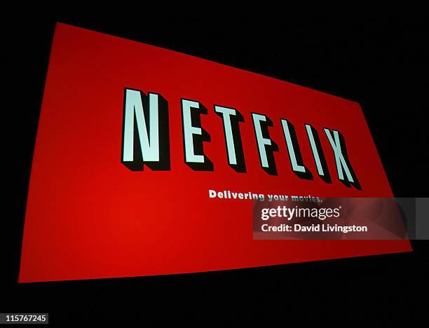 The screen is seen at the 2008 Los Angeles Film Festival - Netflix private screening of "American Teen" at the Mann Festival on June 27, 2008 in...