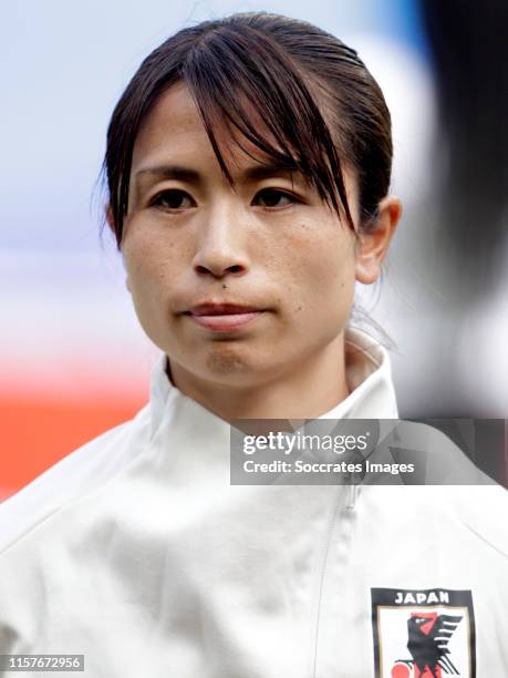 Aya Sameshima of Japan Women during the World Cup Women match between Japan v Argentina at the Parc des Princes on June 10, 2019 in Paris France