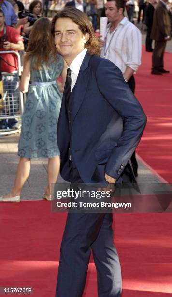 Orlando Bloom during "Pirates of The Caribbean 2: Dead Mans Chest" London Premiere at Odeon Leicester Square in London, Great Britain.