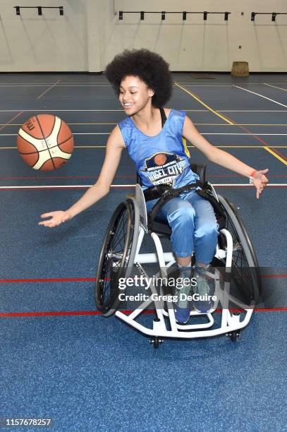 Briana Roy attends 2019 Angel City Games Celebrity Wheelchair Basketball Game, Presented By The Hartford on June 22, 2019 in Los Angeles, California.