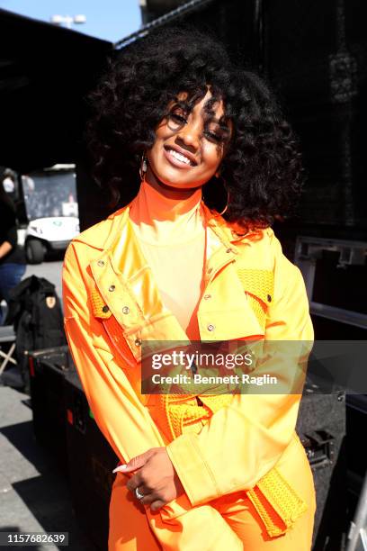 Katlyn Nichol attends BET Experience Live! Sponsored By Coca-Cola at LA Live on June 22, 2019 in Los Angeles, California.