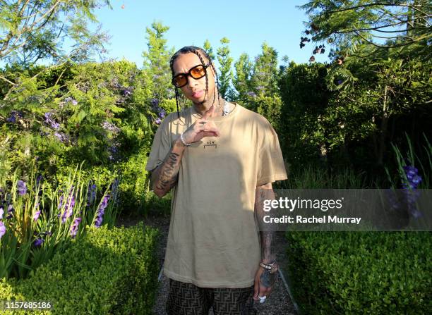 Tyga attends the Spotify Cookout on June 22, 2019 in Los Angeles, California.