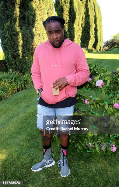Wale attends the Spotify Cookout on June 22, 2019 in Los Angeles, California.