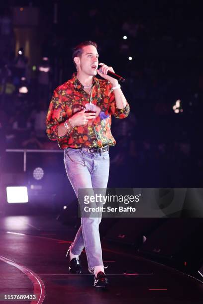 Eazy performs onstage at the STAPLES Center Concert Sponsored By Sprite during BET Experience at Staples Center on June 22, 2019 in Los Angeles,...
