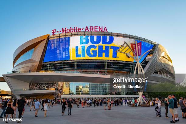 t mobile arena in las vegas nevada - outdoor hockey stock pictures, royalty-free photos & images