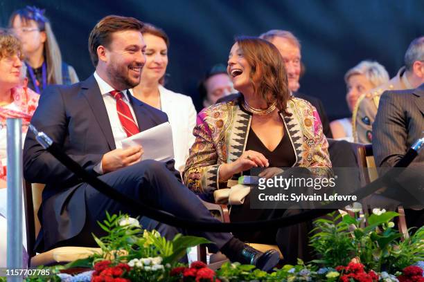 Prince Sebastien of Luxembourg and Princess Alexandra of Luxembourg celebrates National Day on June 22, 2019 in Luxembourg, Luxembourg.