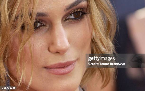 Keira Knightley during "Pirates of The Caribbean 2: Dead Mans Chest" London Premiere at Odeon Leicester Square in London, Great Britain.