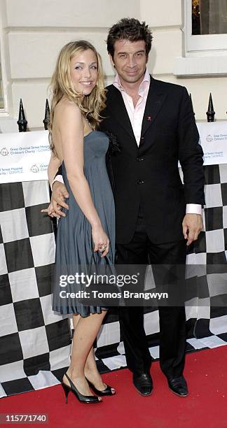 Nick Knowles and guest during The F1 Party in Aid of Great Ormond Street Hospital - June 7, 2006 at Duchess Palace in London, Great Britain.