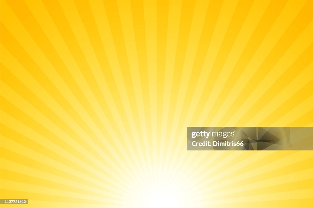 Sunbeams: heldere stralen achtergrond