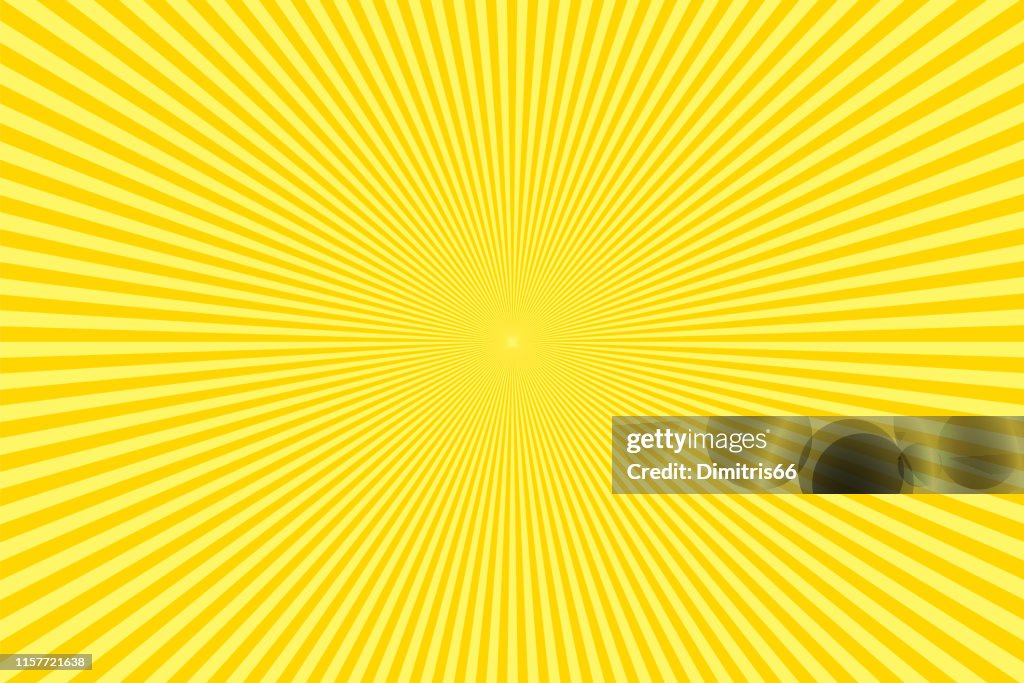 Sunbeams Yellow Rays Background High-Res Vector Graphic - Getty Images
