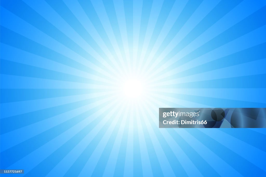 Sunbeams: Bright rays background