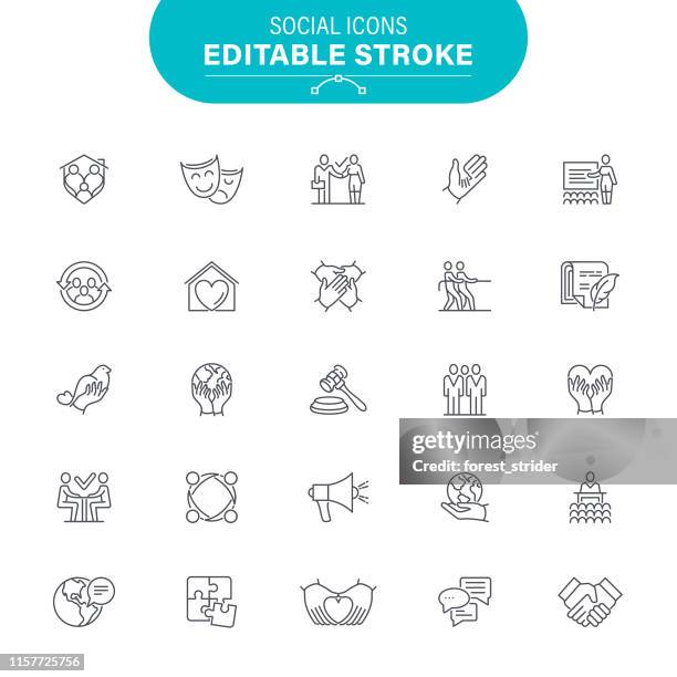 social icons - animal welfare stock illustrations