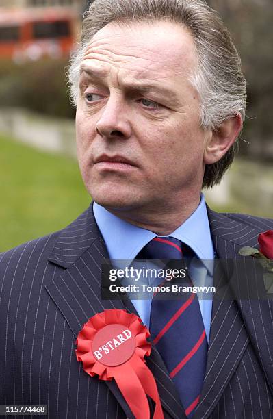 Rik Mayall during "The New Statesman The Blair B'Stard Project" London Photocall at The Atrium in London, Great Britain.