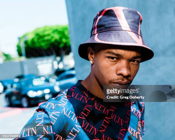 Rapper Lil Baby attends the MATE.Bike Launch at Maxfield on June 22, 2019 in Los Angeles, California.