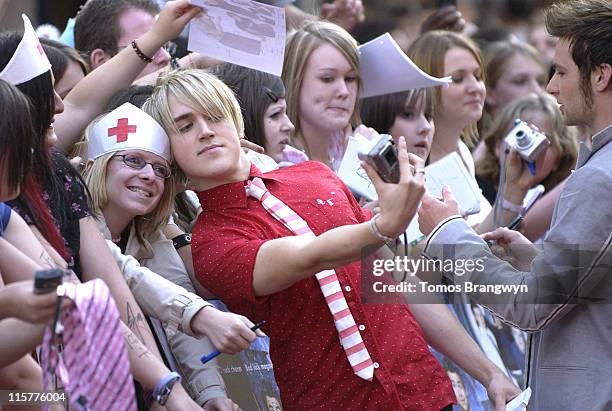 Tom Fletcher during "Just My Luck" - UK Charity Premiere - Outside Arrivals at Vue West End in London, Great Britain.